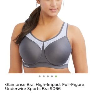 High impact sports bra; 38G